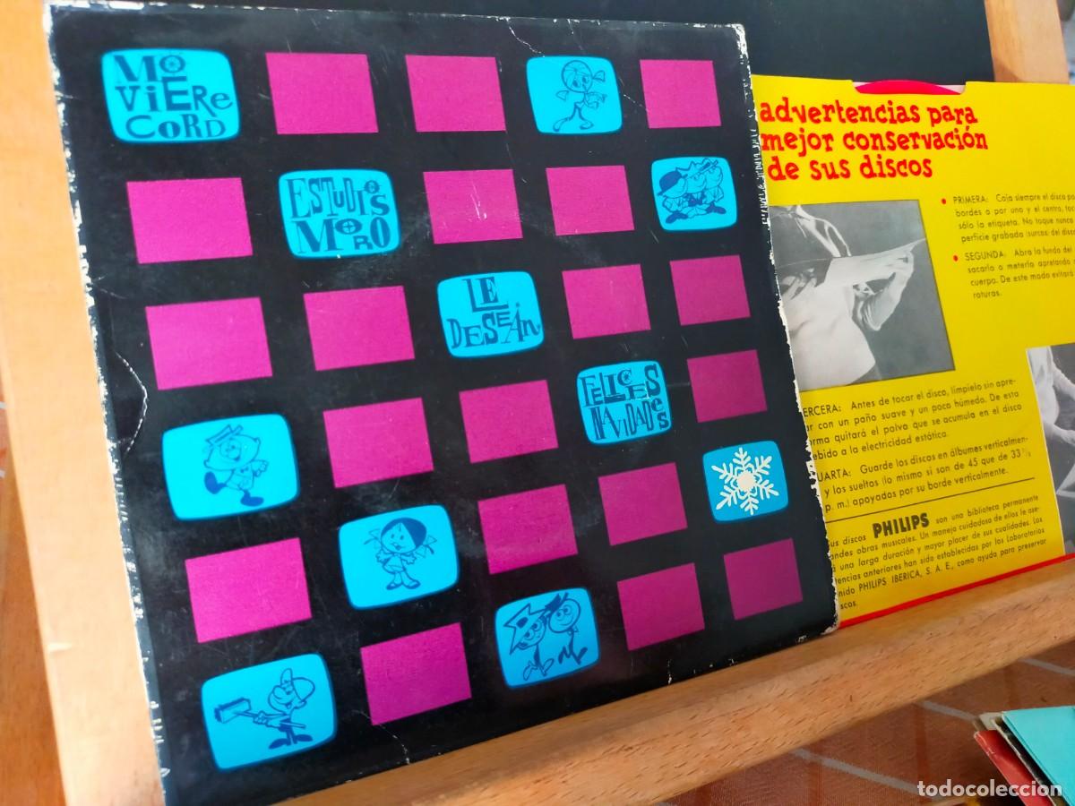 Discos de vinilo: ESTUDIOS MORO LES DESEAN FELICES NAVIDADES. LUIS ARAQUE Y SU OTRQUESTA. 4 TEMAS. 1962.