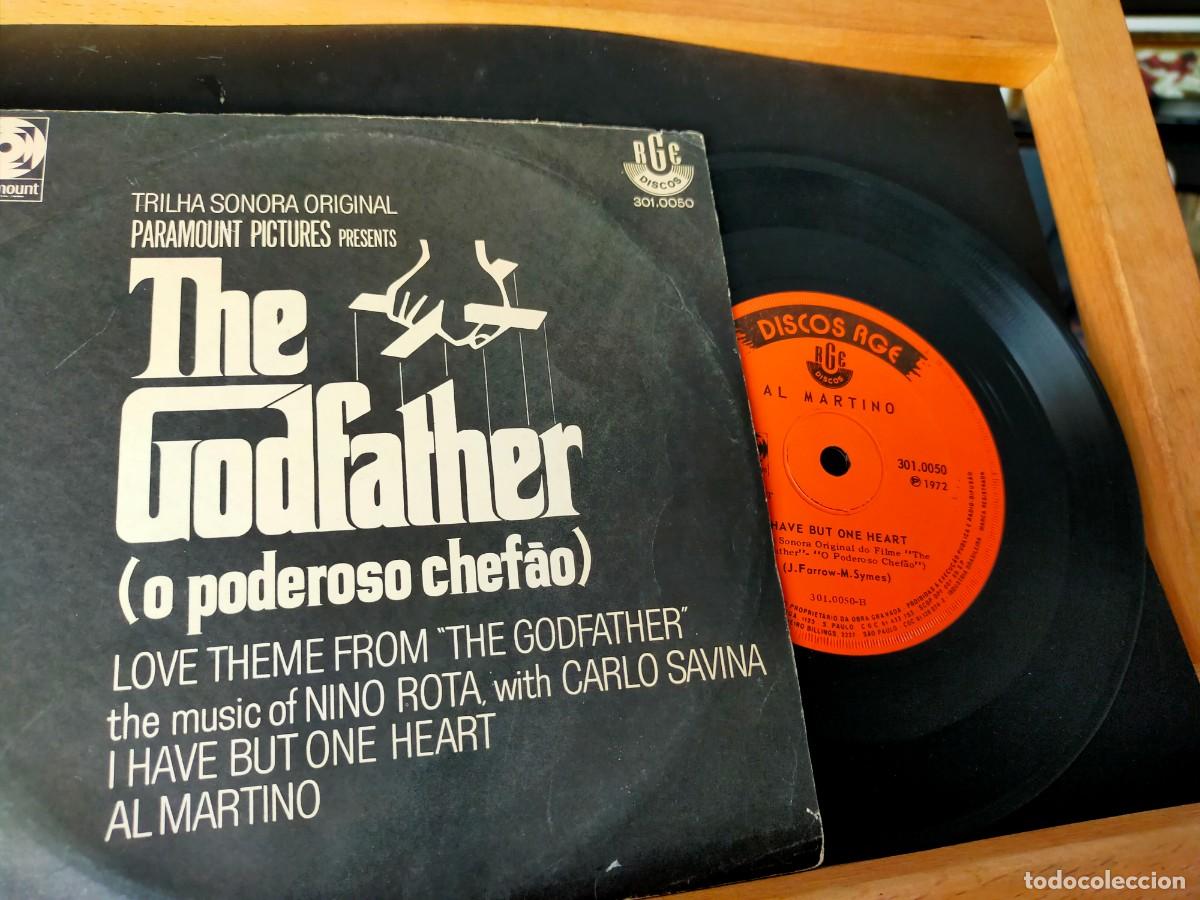 Discos de vinilo: THE GODFATHER. THE GODFATHER BSO - I HAVE BUT ONE HEART. PARAMOUNT. 2 TEMAS. 1972. EDICI&Oacute;N BRASIL.