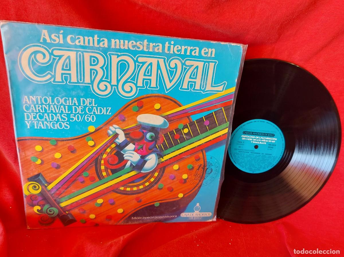 Discos de vinilo: LP ANTOLOG&Iacute;A DEL CARNAVAL DE C&Aacute;DIZ D&Eacute;CADAS 50/60 Y TANGOS, ( PEDIDOS M&Iacute;NIMOS 10 &euro; ) CAJA N.&ordm; 4 - LP