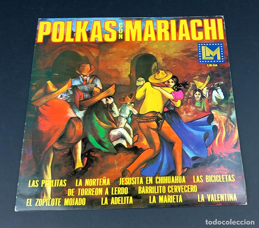 Discos de vinilo: M&eacute;xico: Mariachi Tepatitlan &ndash; Polkas con Mariachi. LM-514
