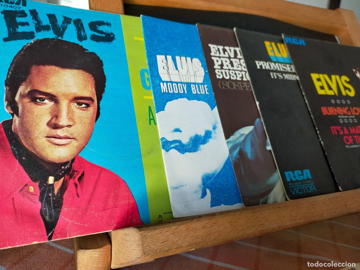 Discos de vinilo: ELVIS PRESLEY. LOTE DE 6 SINGLES. RCA. 1969, 1972, 1974, 1977 Y 1978. VER DESCRIPCI&Oacute;N.