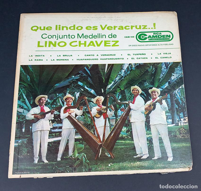 Discos de vinilo: M&eacute;xico: Conjunto Medell&iacute;n de Lino Ch&aacute;vez. RCA Camden CAM 108