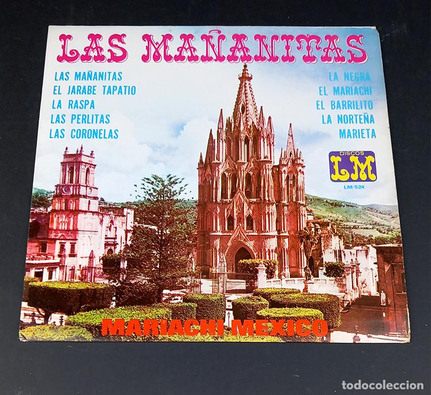 Discos de vinilo: Mariachi M&eacute;xico. Las Ma&ntilde;anitas. LM 524
