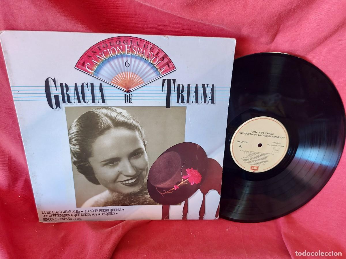 Discos de vinilo: LP GRACIA DE TRIANA 1986 ( PEDIDOS M&Iacute;NIMOS 10 &euro; ) CAJA N.&ordm; 4 - LP