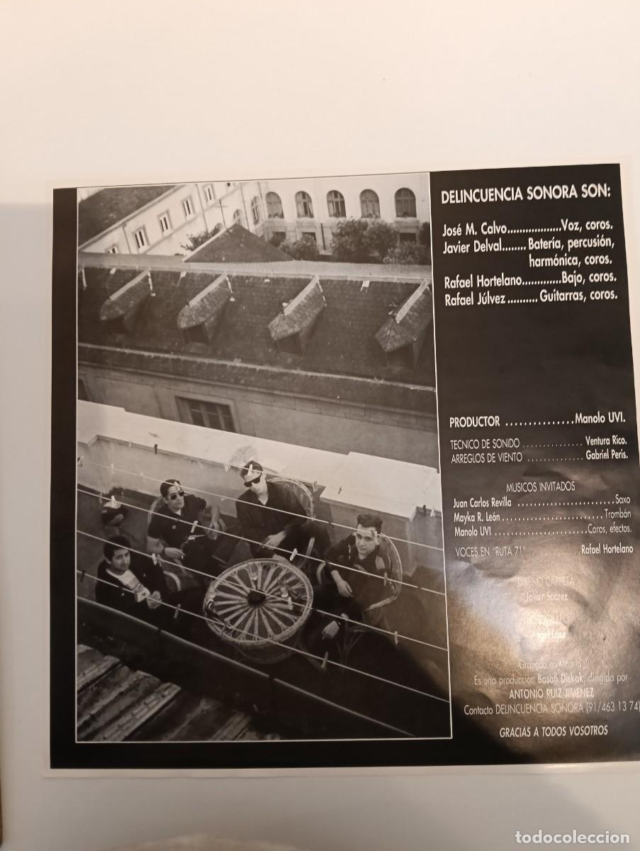Discos de vinilo: DELINCUENCIA SONORA Lp - Foto 3