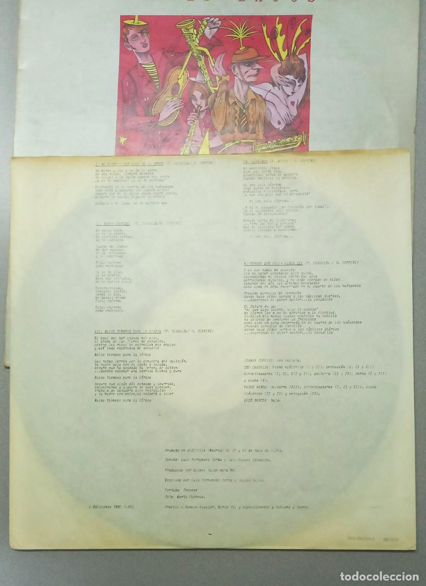 Discos de vinilo: GOLPES BAJOS. MINI LP 5 TEMAS - Foto 3