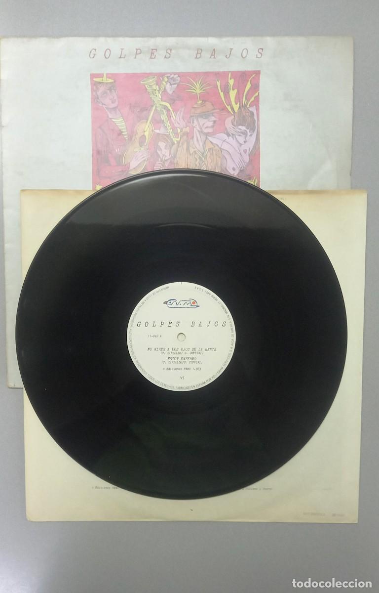 Discos de vinilo: GOLPES BAJOS. MINI LP 5 TEMAS - Foto 5