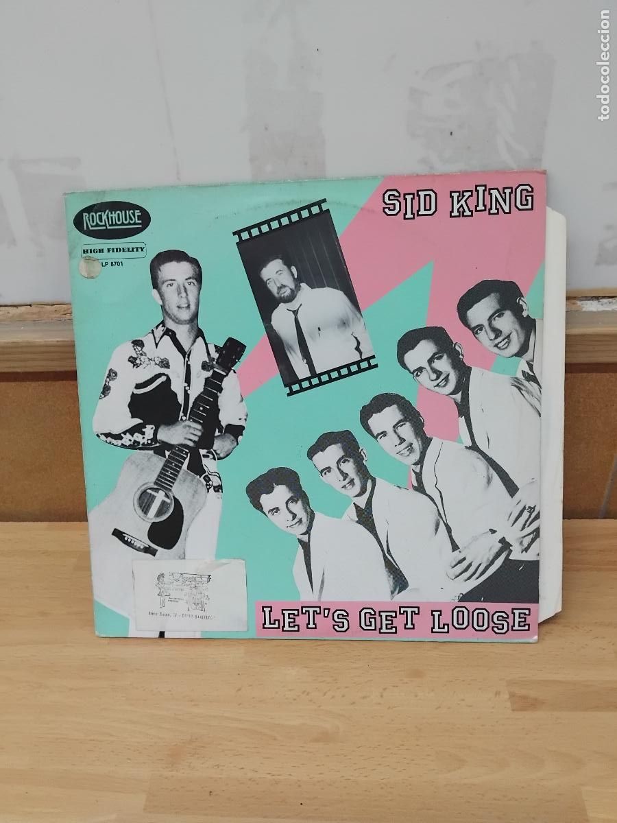 Discos de vinilo: SID KING. LETS GET LOOSE. LP ROCKHOUSE 1987. - Foto 1