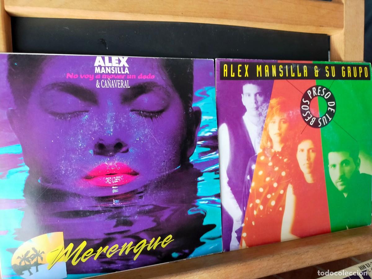 Discos de vinilo: ALEX MANSILLA. LOTE DE 2 SINGLES. ALEX MANSILLA & CA&Ntilde;AVERAL / ALEX MANSILLA & SU GRUPO. 1991
