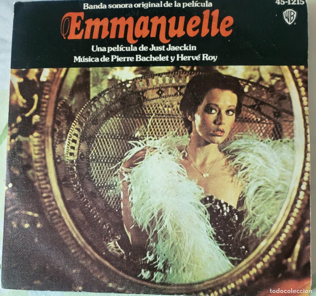 Discos de vinilo: Emmanuel single sello WB editado en Espa&ntilde;a a&ntilde;o 1975 banda sonora del film