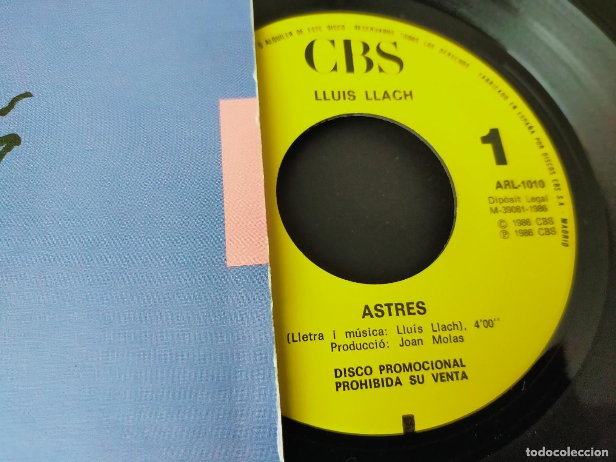 Discos de vinilo: LLUIS LLACH. ASTRES - TERRA. CBS. 2 TEMAS. 1996 - Foto 5