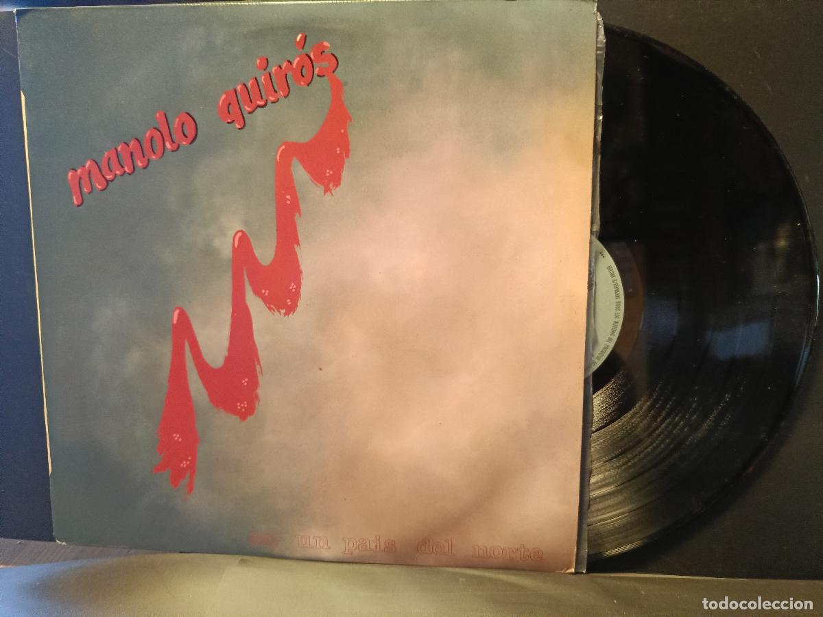 Discos de vinilo: LP MANOLO QUIROS - En un pa&iacute;s del norte - Sociedad Fonografica Asturiana ASTURIAS -1986 PEPETO