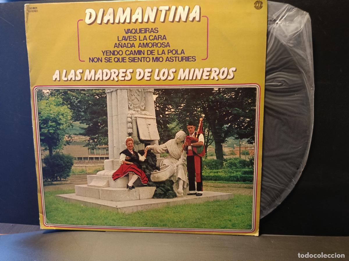 Discos de vinilo: diamantina,a las madres de los mineros LP DOBLON 1981 ASTURIAS PEPETO