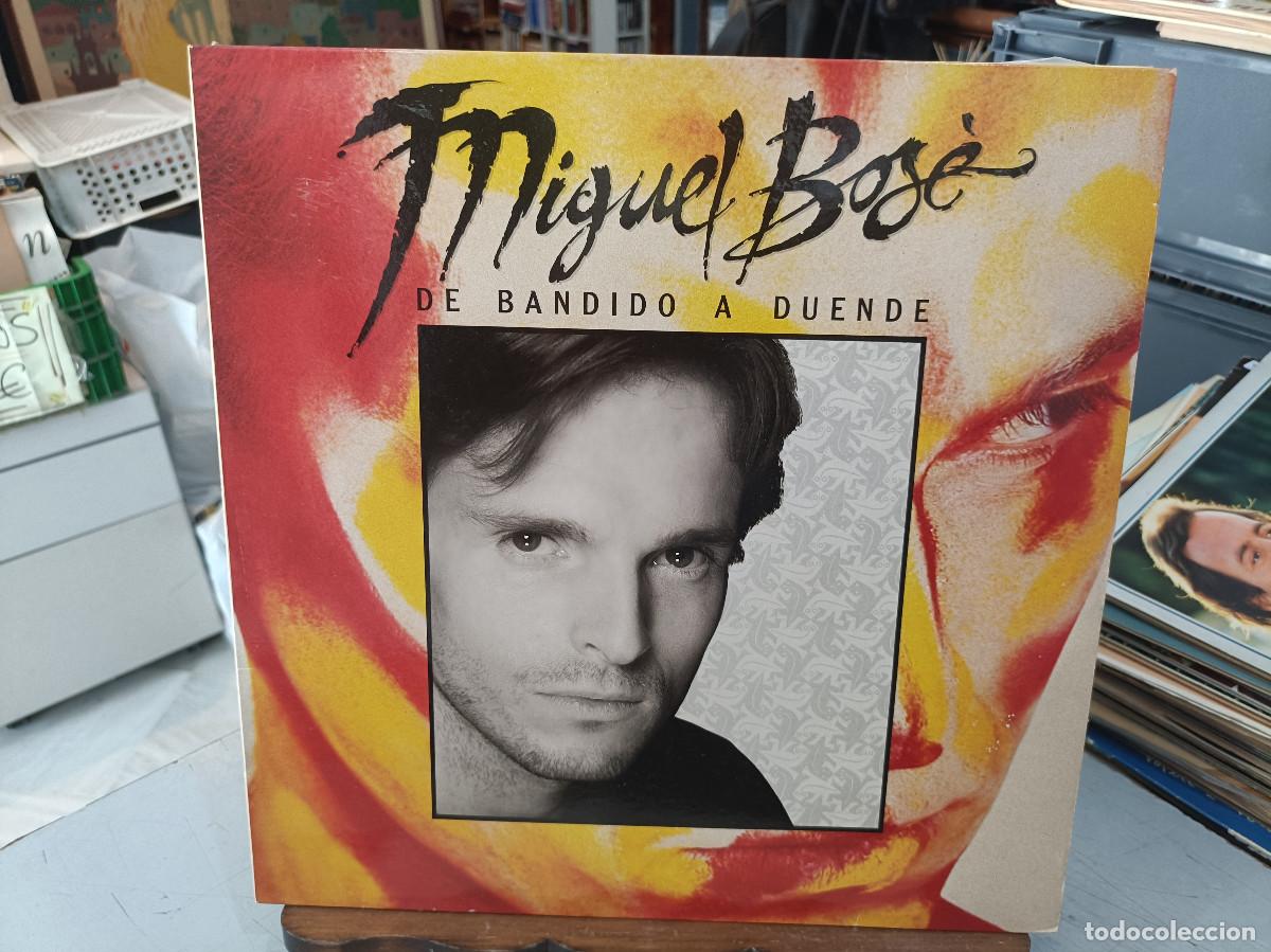 Discos de vinilo: Miguel Bos&eacute; - De bandido a duende - LP. sello WEA 1988