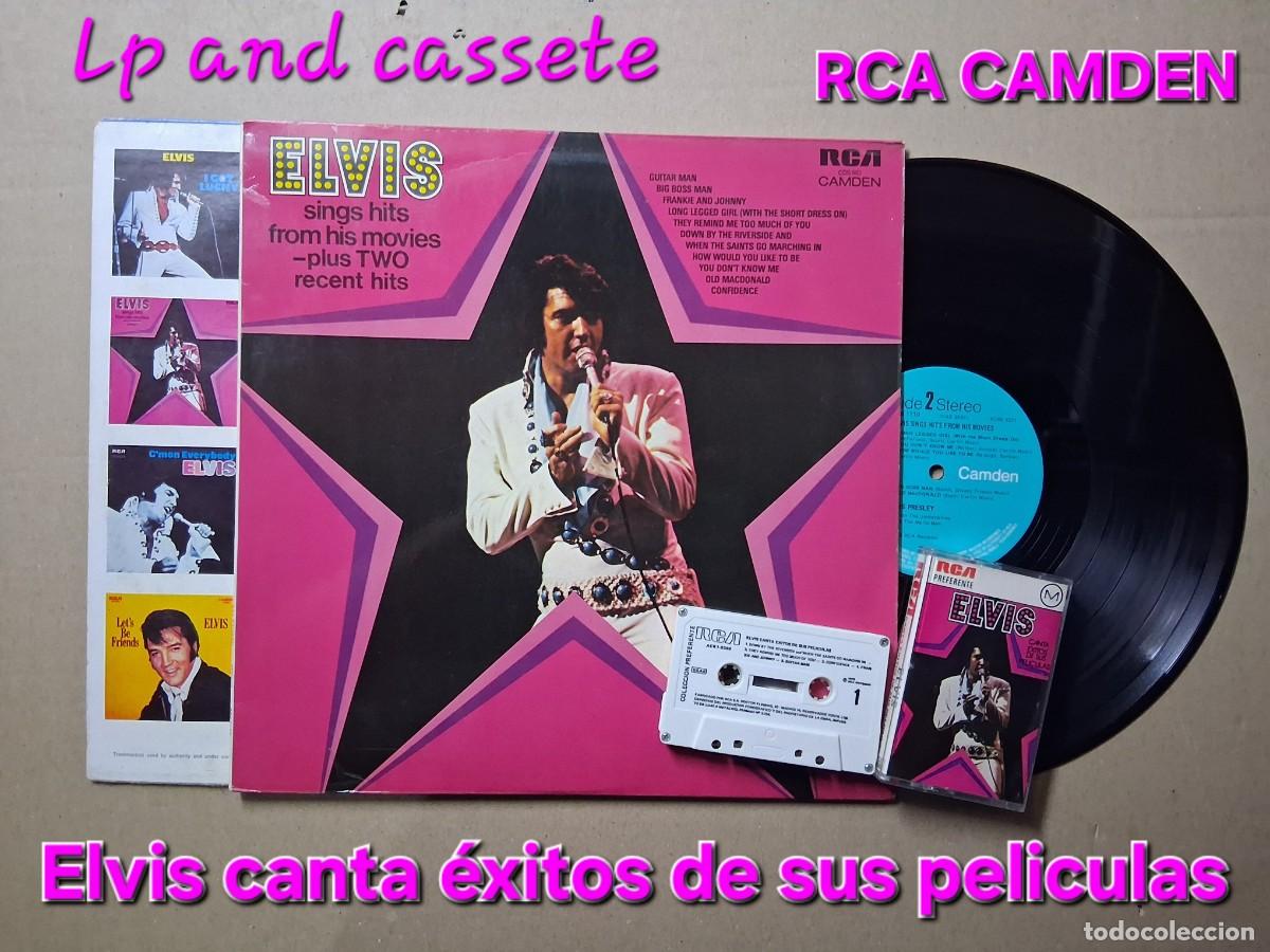 Discos de vinilo: Lote Elvis Canta &eacute;xitos de sus pel&iacute;culas Lp y casete