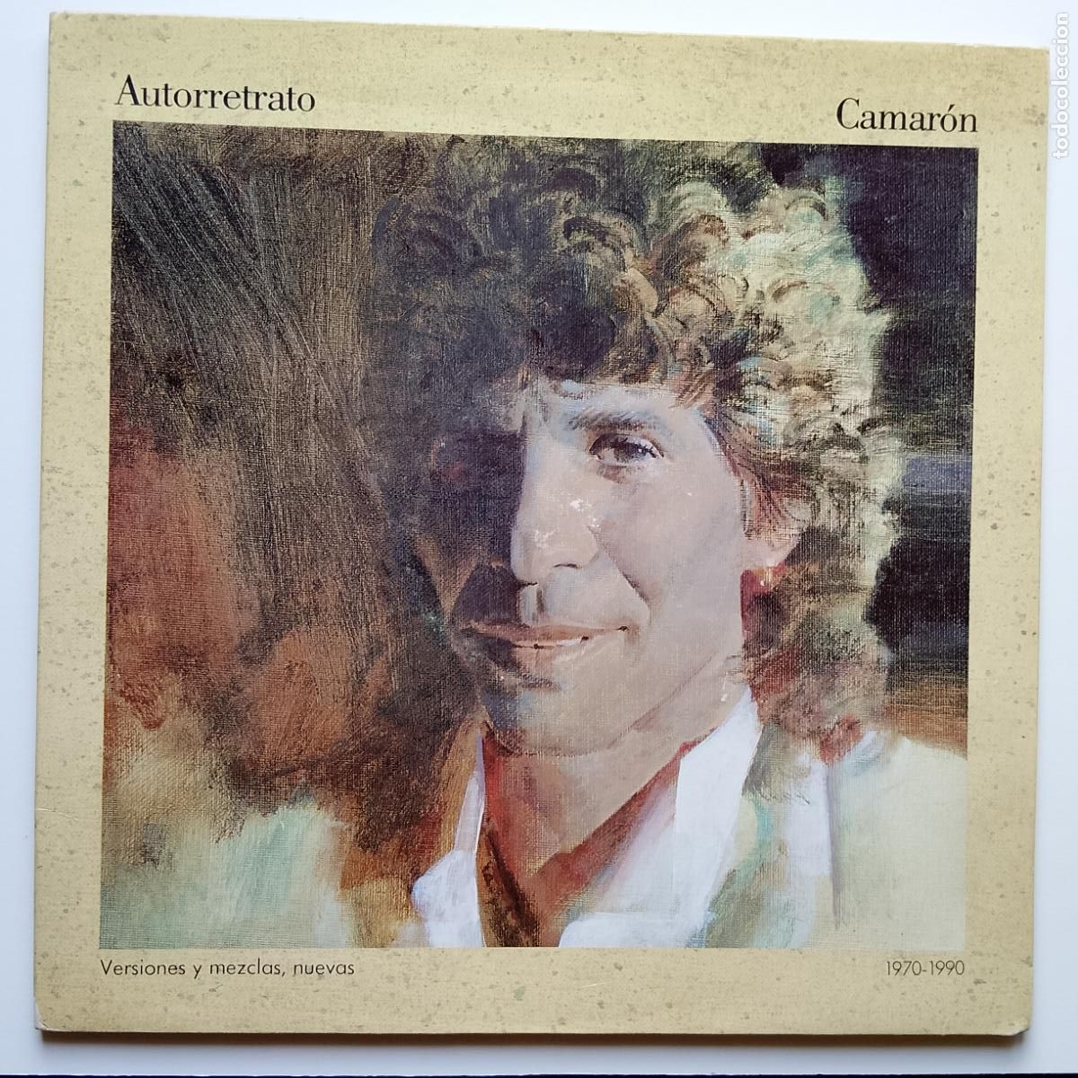 Discos de vinilo: Camar&oacute;n-Autorretrato (2xLP Philips 1990) Versiones Y Mezclas Nuevas 1970-1990. La Leyenda Del Tiempo