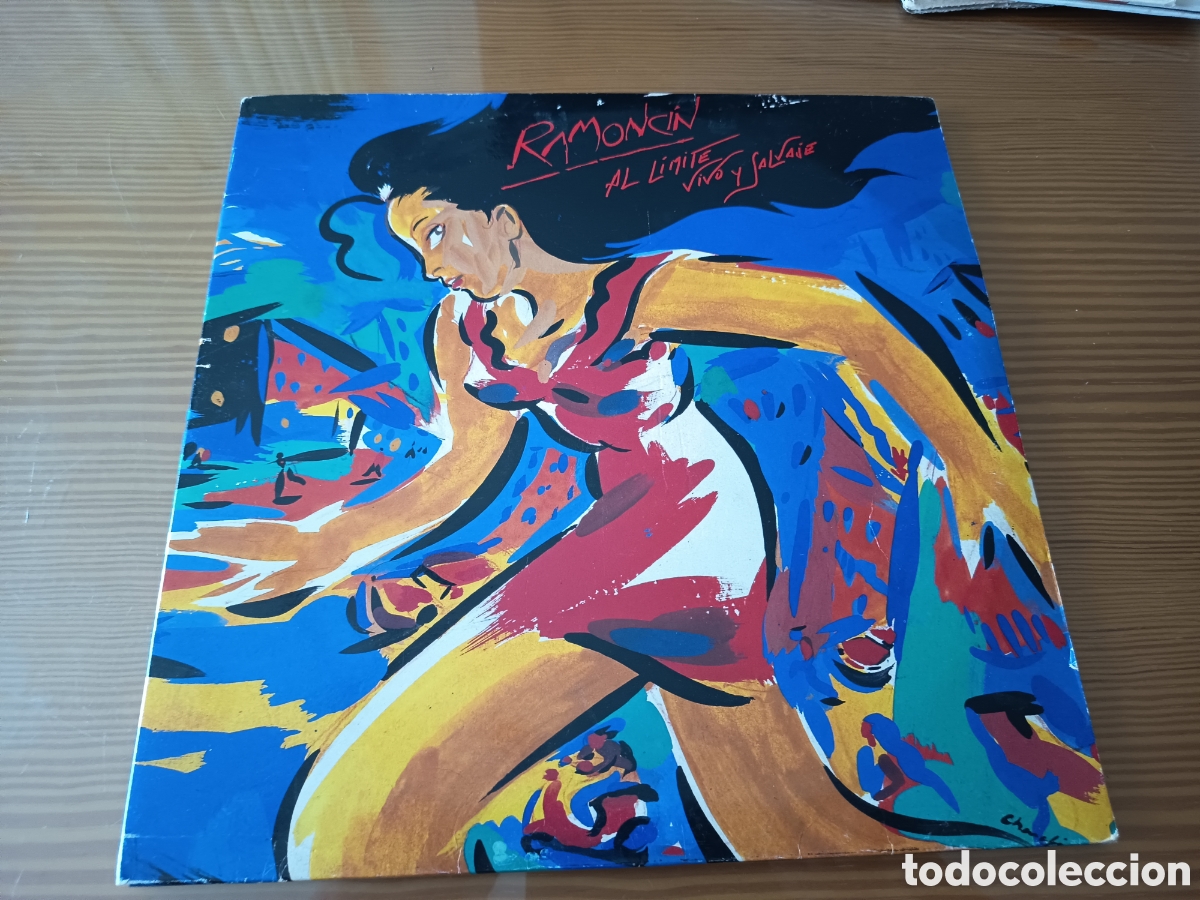 Discos de vinilo: Doble disco de vinilo de Ramoncin &rdquo; Al Limite Vivo Y Salvaje&rdquo; como nuevo, primera edici&oacute;n