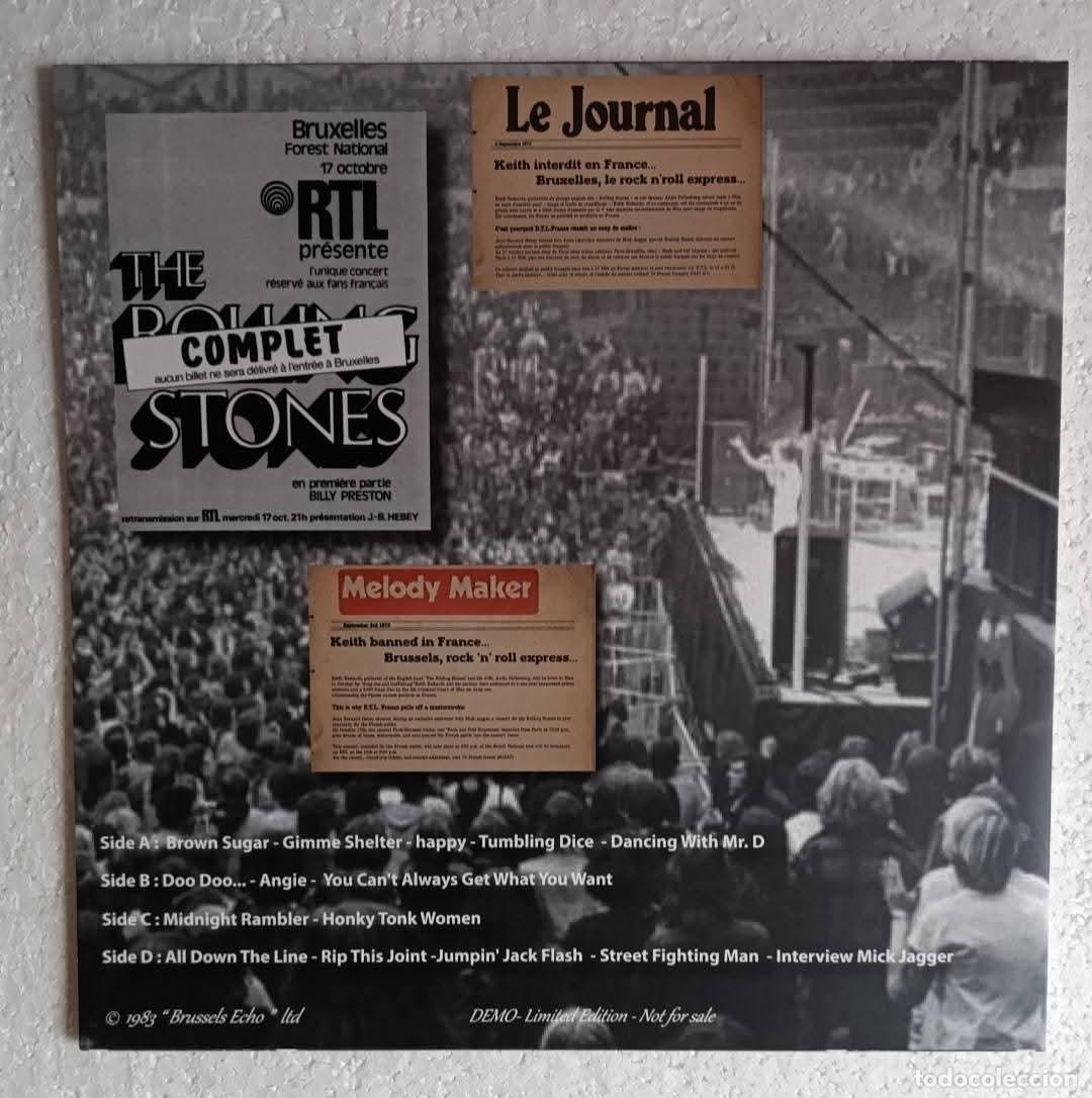 Discos de vinilo: The Rolling Stones. Brussels affair - Foto 2