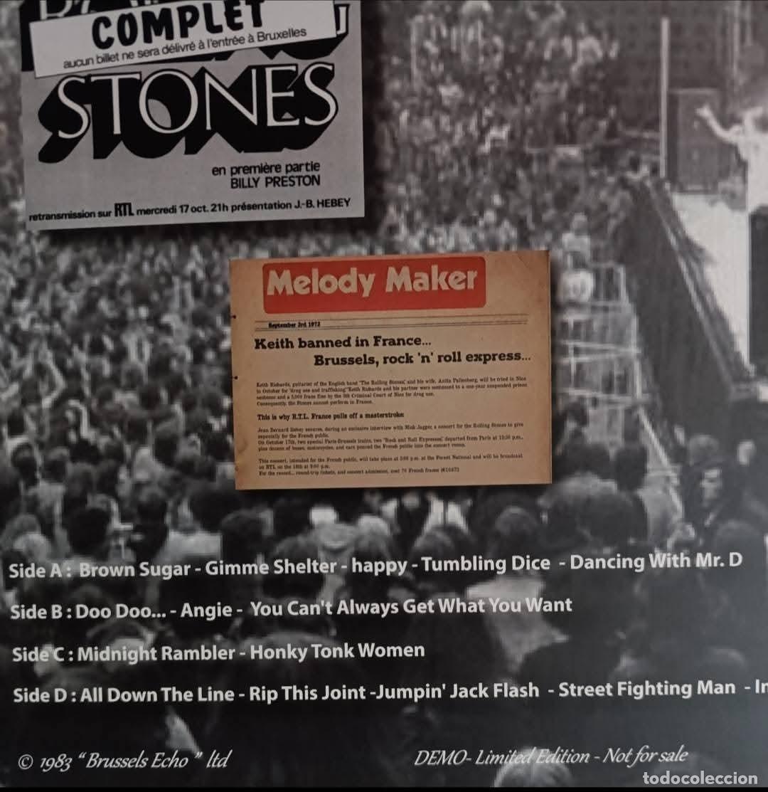 Discos de vinilo: The Rolling Stones. Brussels affair - Foto 3