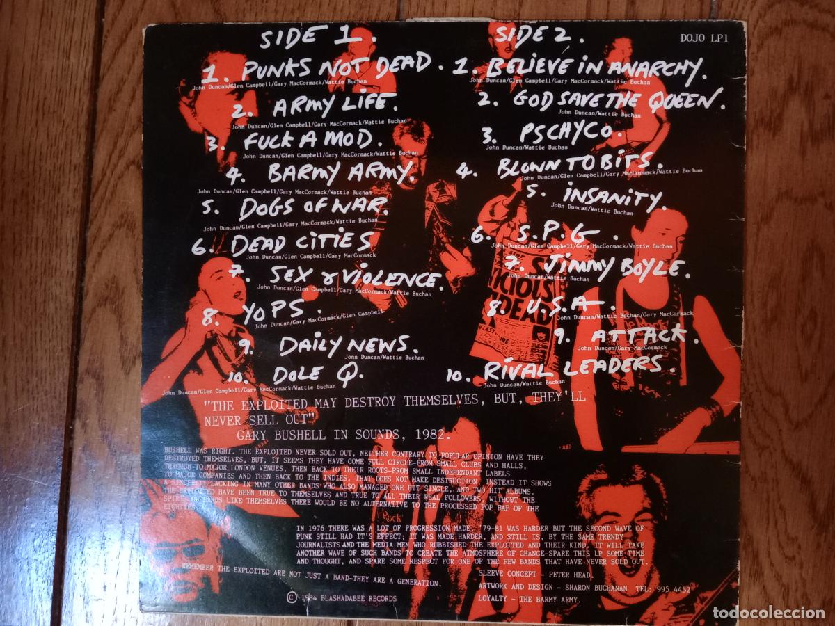 Discos de vinilo: Exploited - Totally Exploited - Foto 2