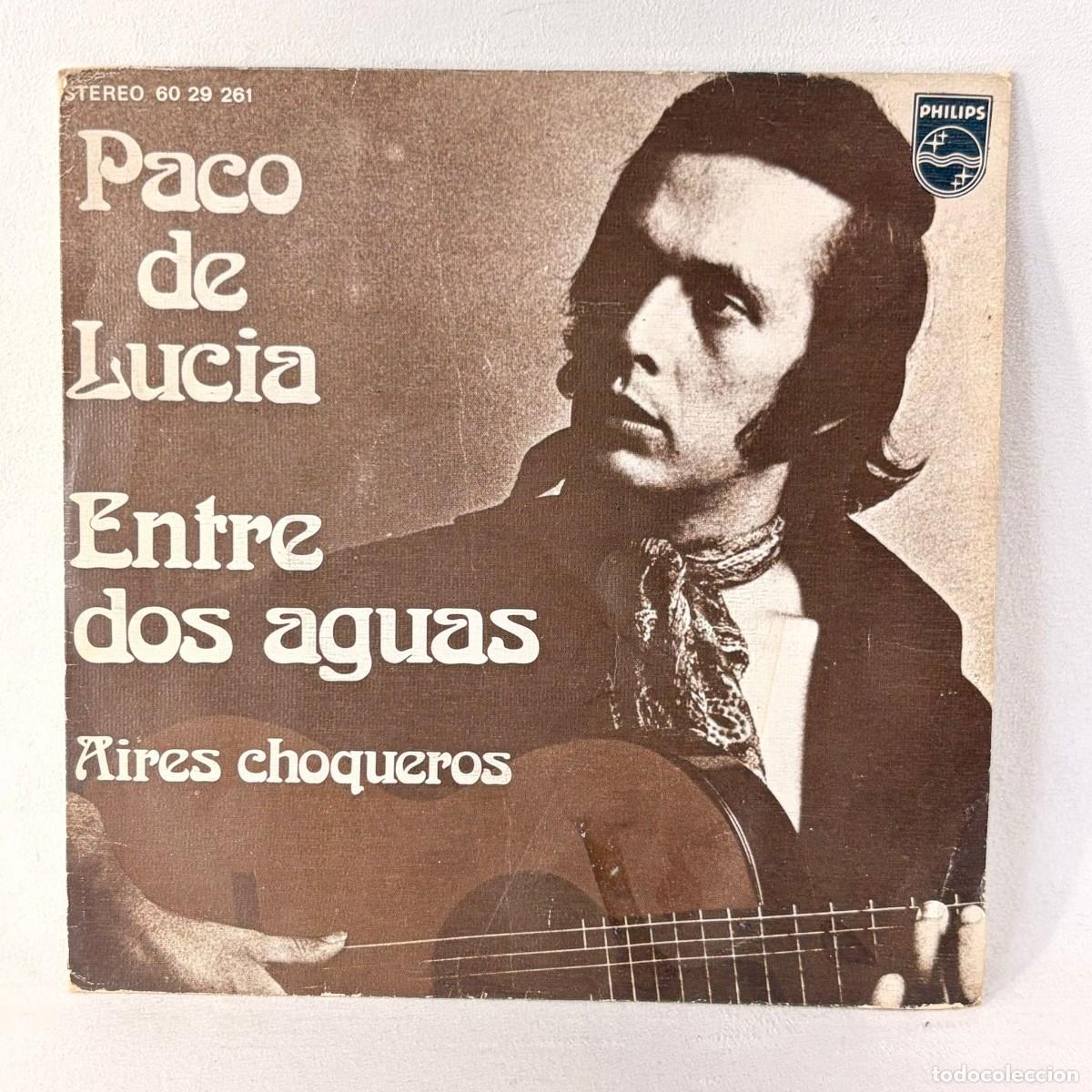 Discos de vinilo: SINGLE PACO DE LUCIA - ENTRE DOS AGUAS - ESPA&Ntilde;A - A&Ntilde;O 1974