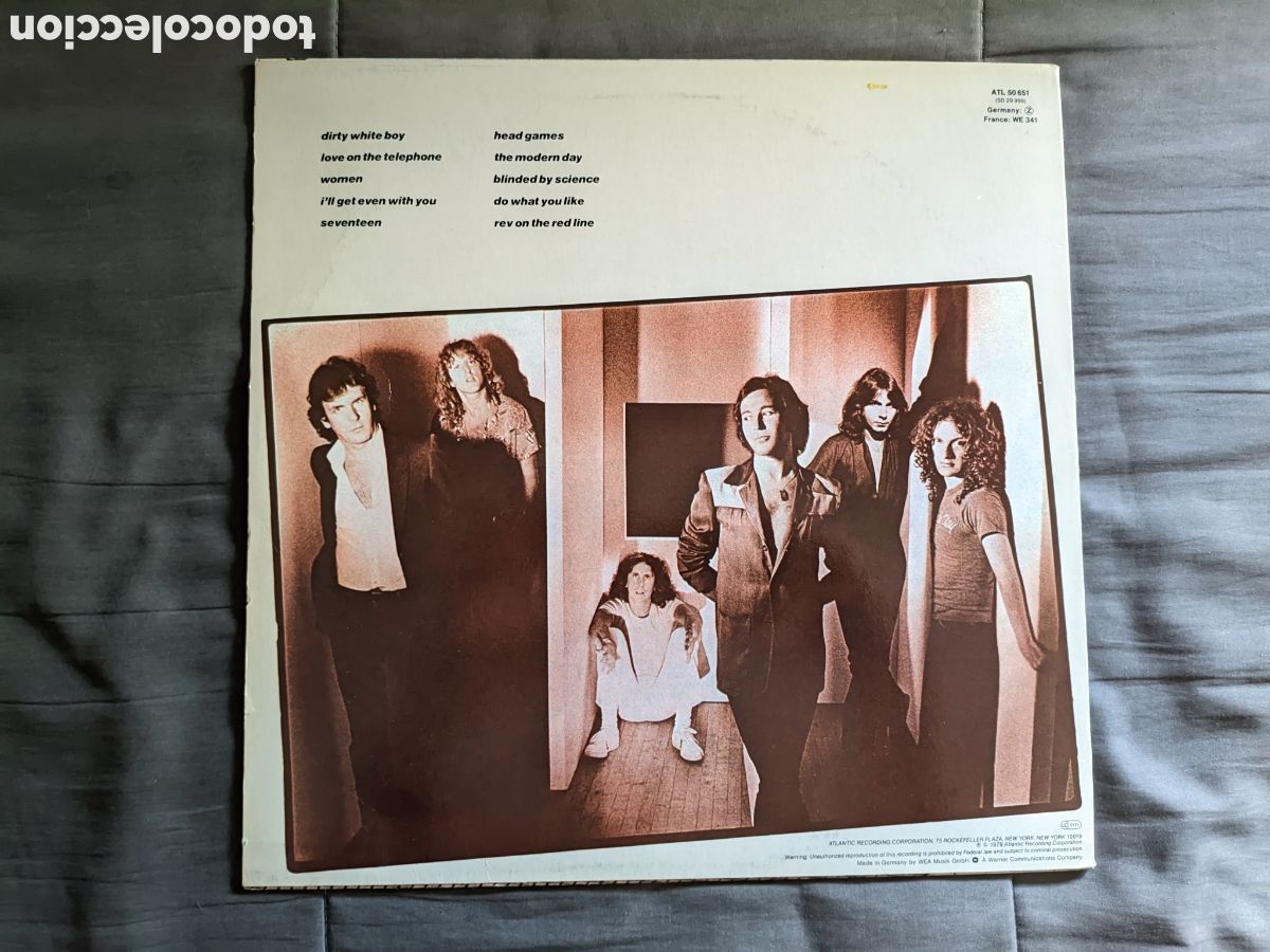 Discos de vinilo: // Foreigner &ndash; Head Games - Atlantic Germany 1979 - Foto 2