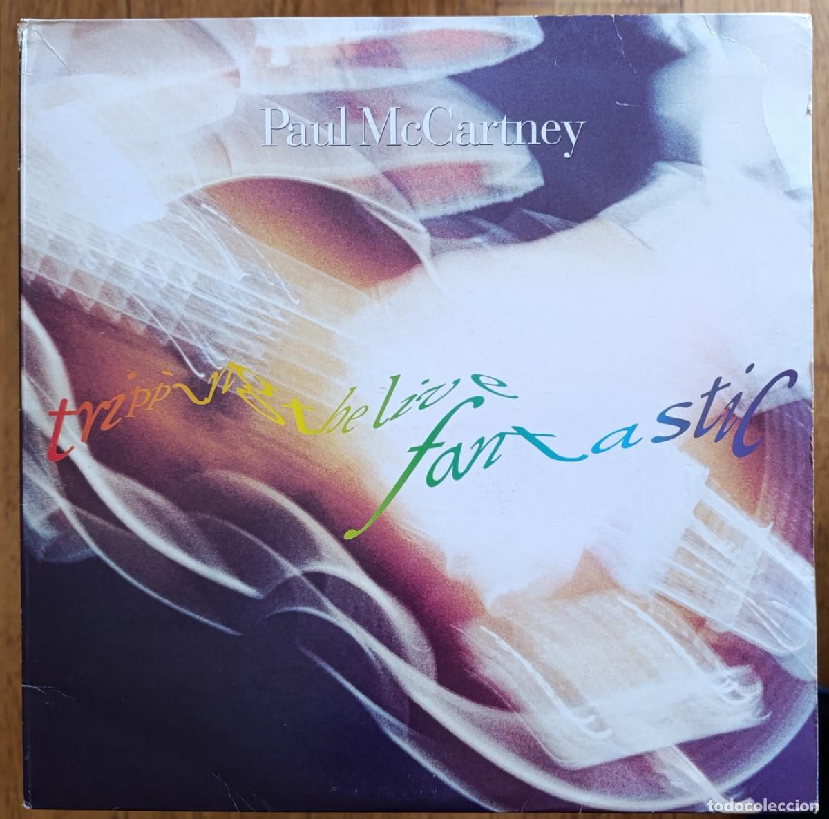 Discos de vinilo: PAUL MCCARTNEY &ndash; TRIPPING THE LIVE FANTASTIC TRIPLE LP 1990 CON LIBRETO DE 28 PAGINAS - ED ESPA&Ntilde;A