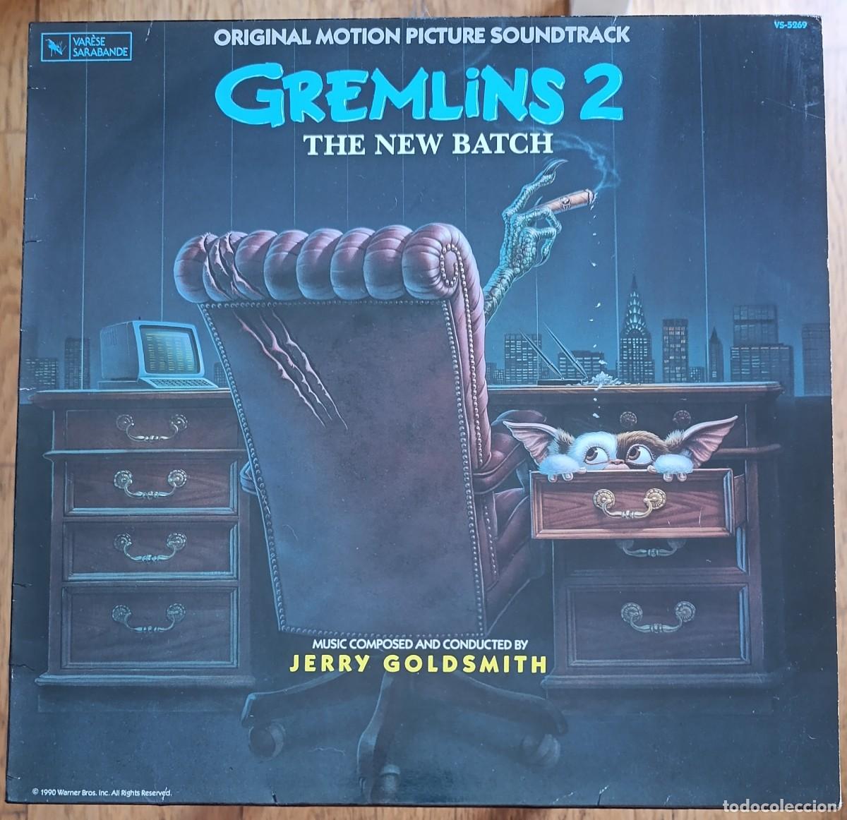 Discos de vinilo: GREMLINS 2 THE NEW BATCH LP 1990 SOUNDTRACK JERRY GOLDSMITH EDICION EUROPEA &lrm;