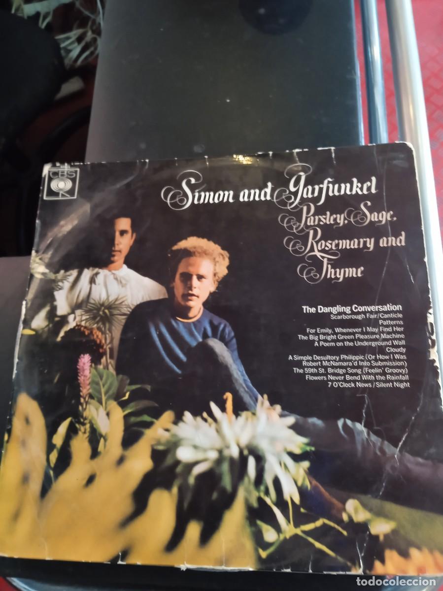 Discos de vinilo: SIMON AND GARFUNKEL- PARSLEY, SGAE, ROSEMARY AND THYME. LP ORIGINAL ESPA&Ntilde;OL. MUY RARO. 1967.