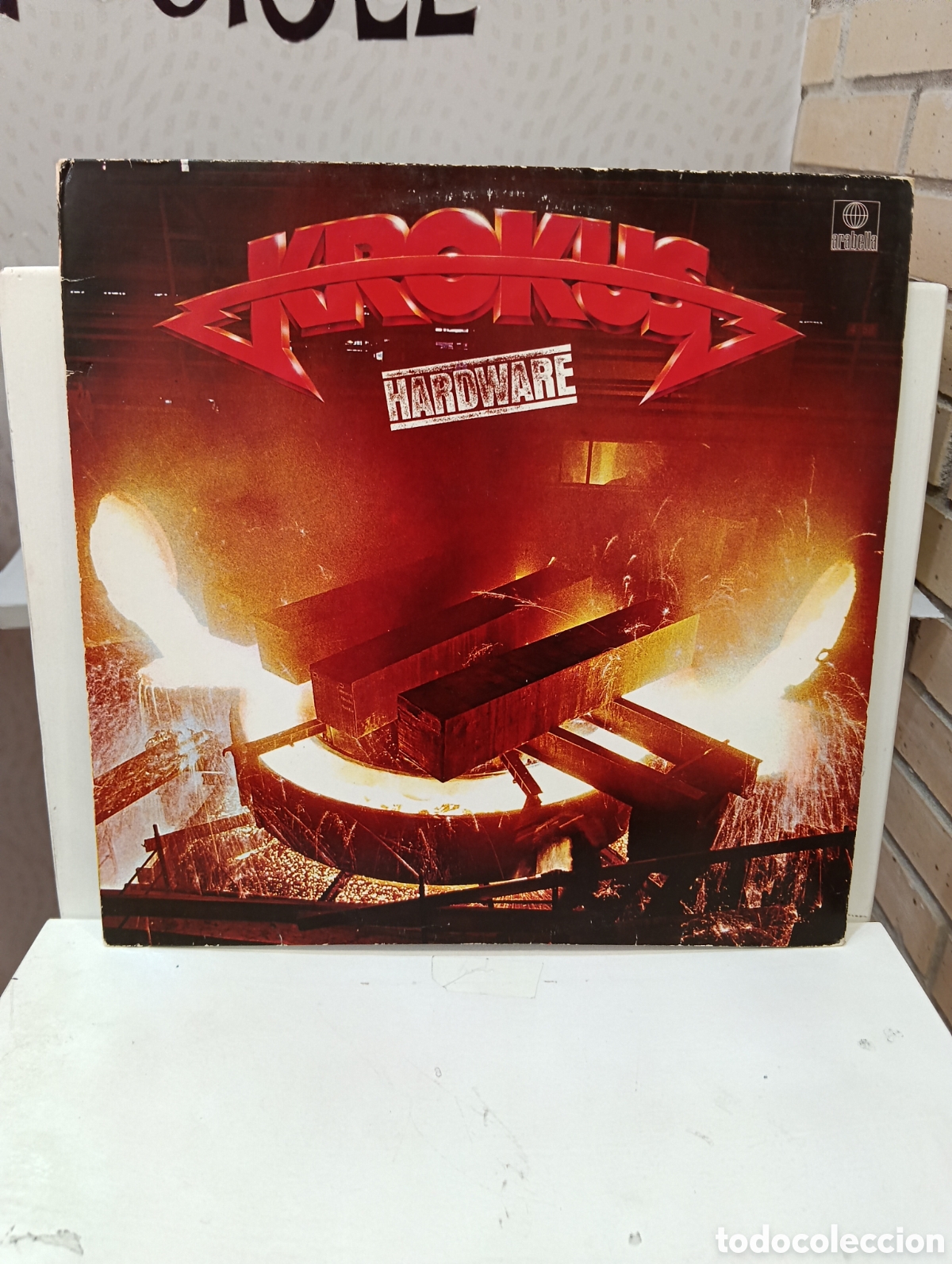 Vinyl-Schallplatten: Krokus. &rdquo; Hardware &rdquo;. Primera Edici&oacute;n Alemana. 1981. Arabella