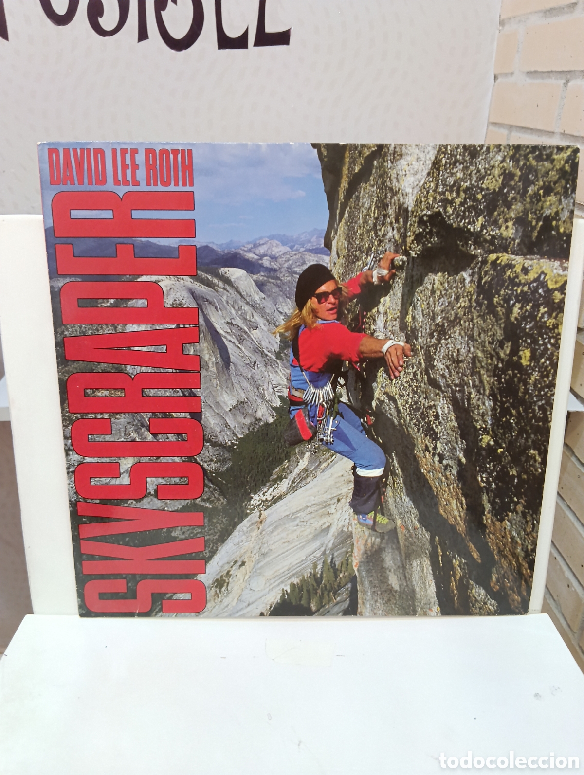 Discos de vinilo: David Lee Roth. &rdquo; Skyscraper &rdquo;. Primera Edici&oacute;n UK. 1988. Warner Bros