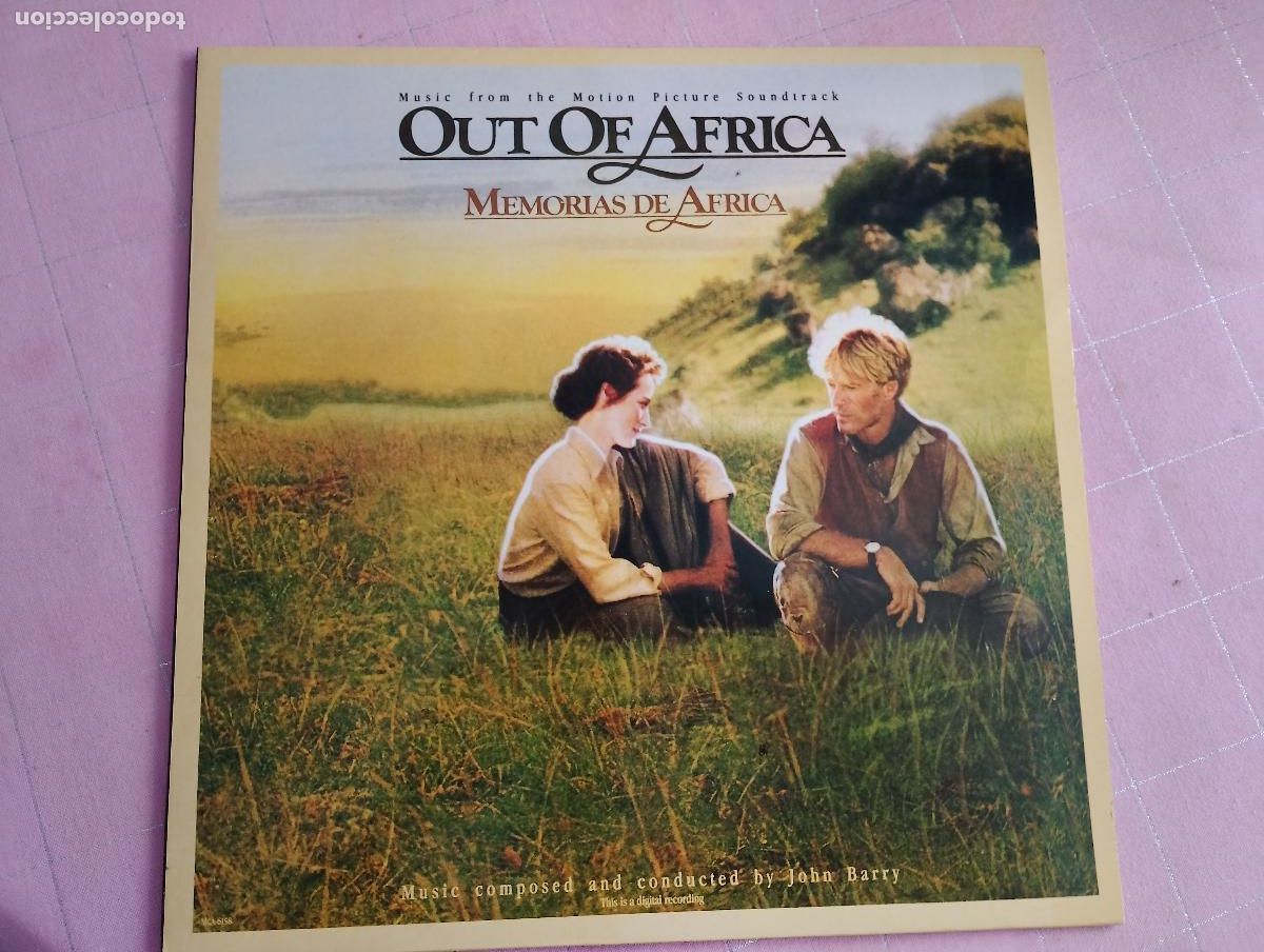 Discos de vinilo: Memorias De Africa,John Barry &ndash; Music From The Motion Picture Soundtrack Out Of Africa, 1986,ed espa