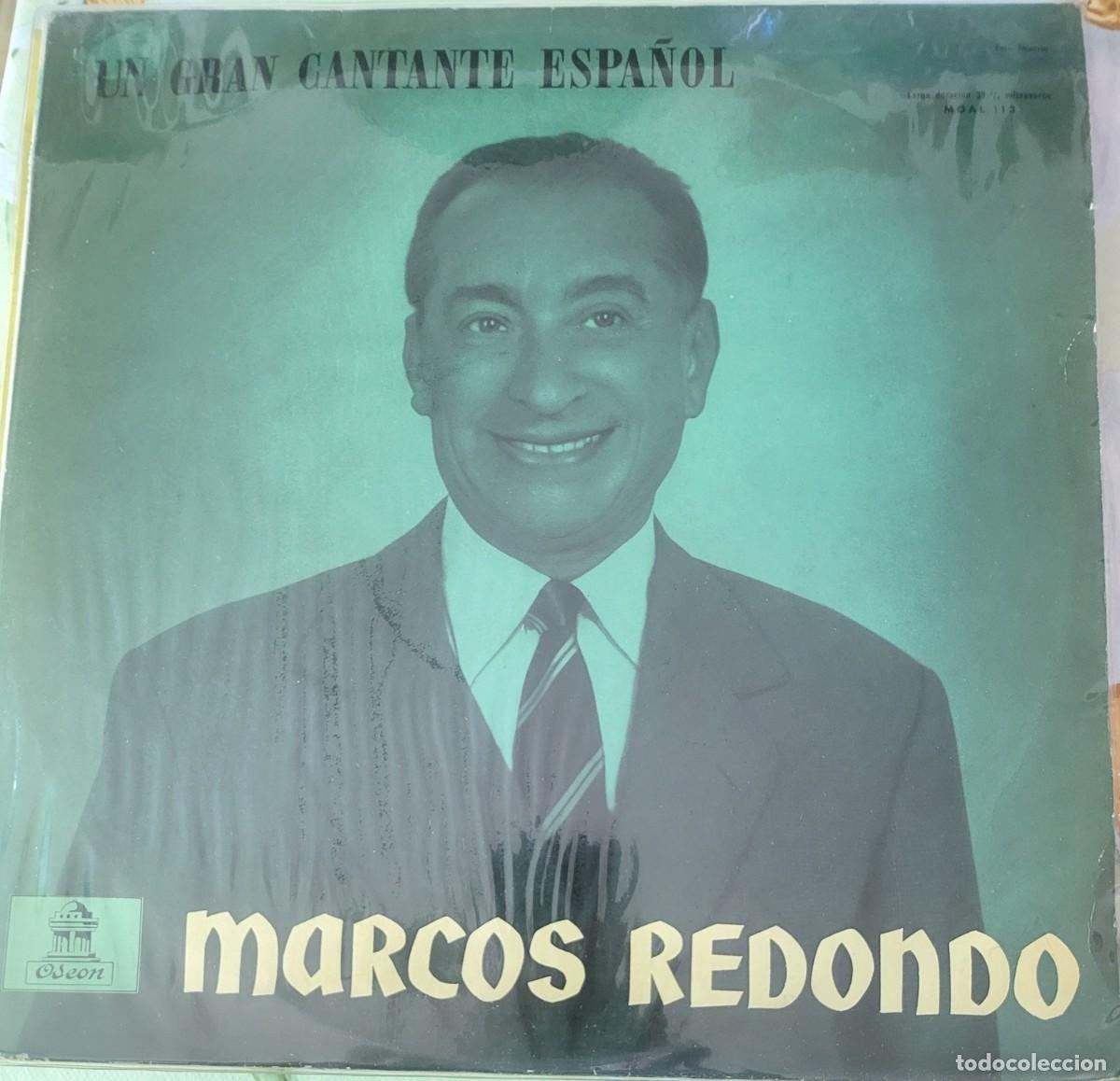 Dischi in vinile: Marcos Redondo Lp sello Odeon editado en Espa&ntilde;a a&ntilde;o 1958 Romanzas de Zarzuela.