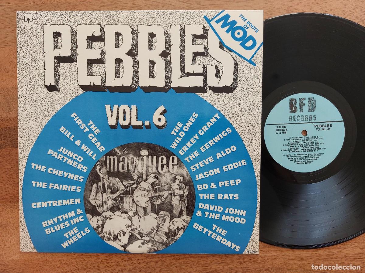 Discos de vinilo: PEBBLES - VOL. 6 - MINT * THE ROOTS OF MOD * FAIRIES * WHEELS * BLUES BY FIVE * RATS