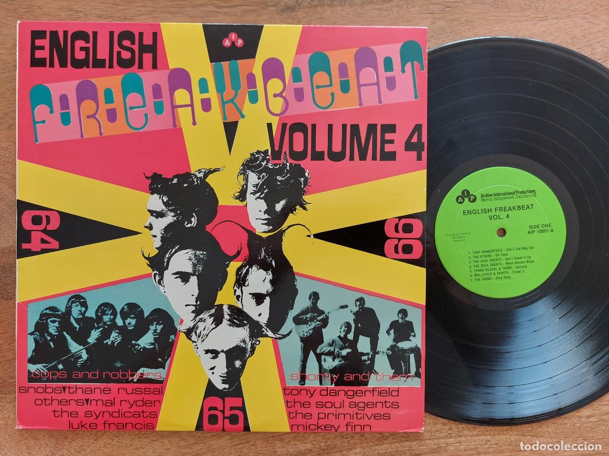 Discos de vinilo: ENGLISH FREAKBEAT VOL. 4 * 64 - 66 * EX * SOUL AGENTS / SOBS * PRIMITIES * SHORTY AND THEM