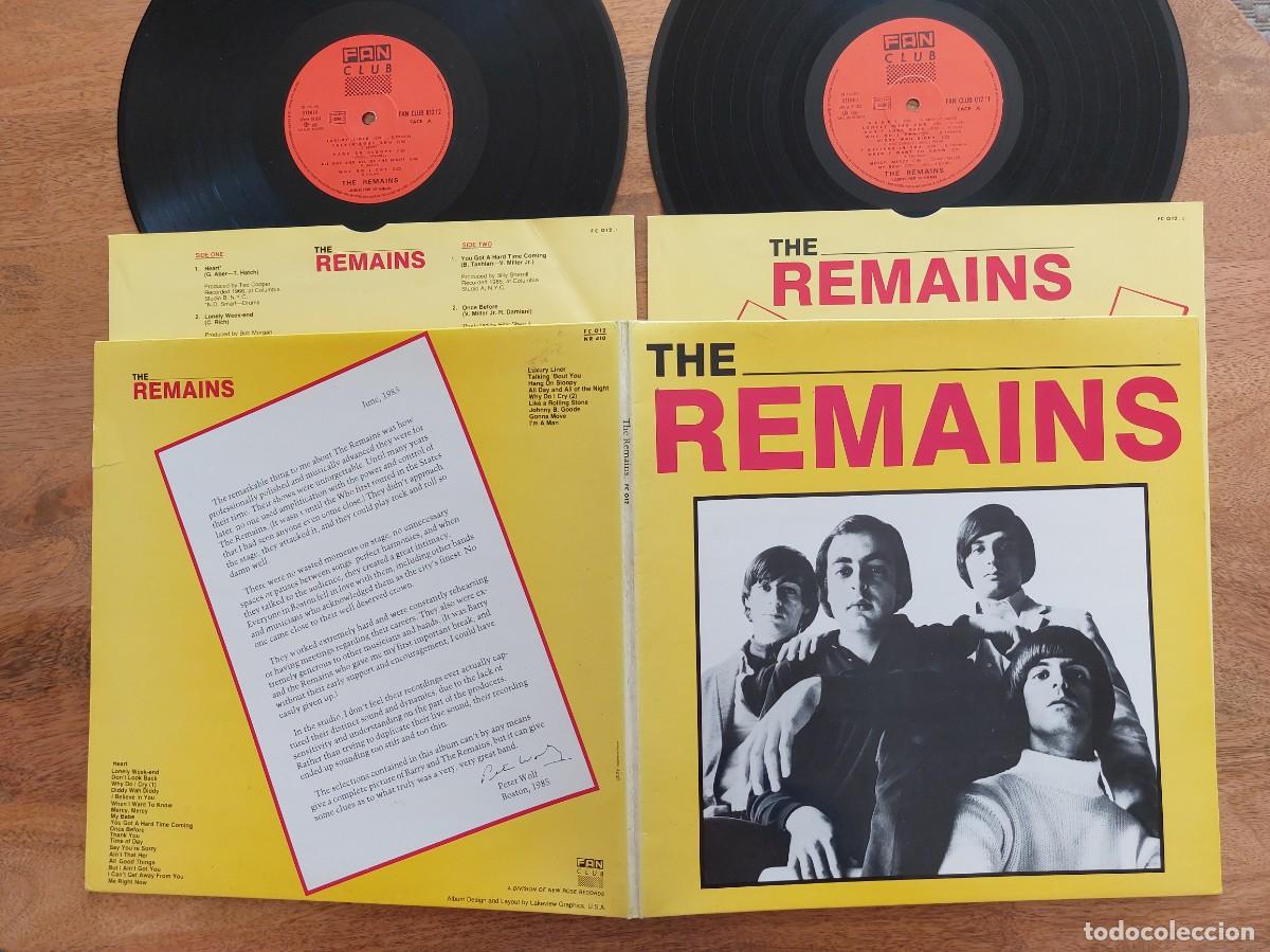 Discos de vinilo: THE REMAINS - Doble LP USA * MINT * COMPLETO