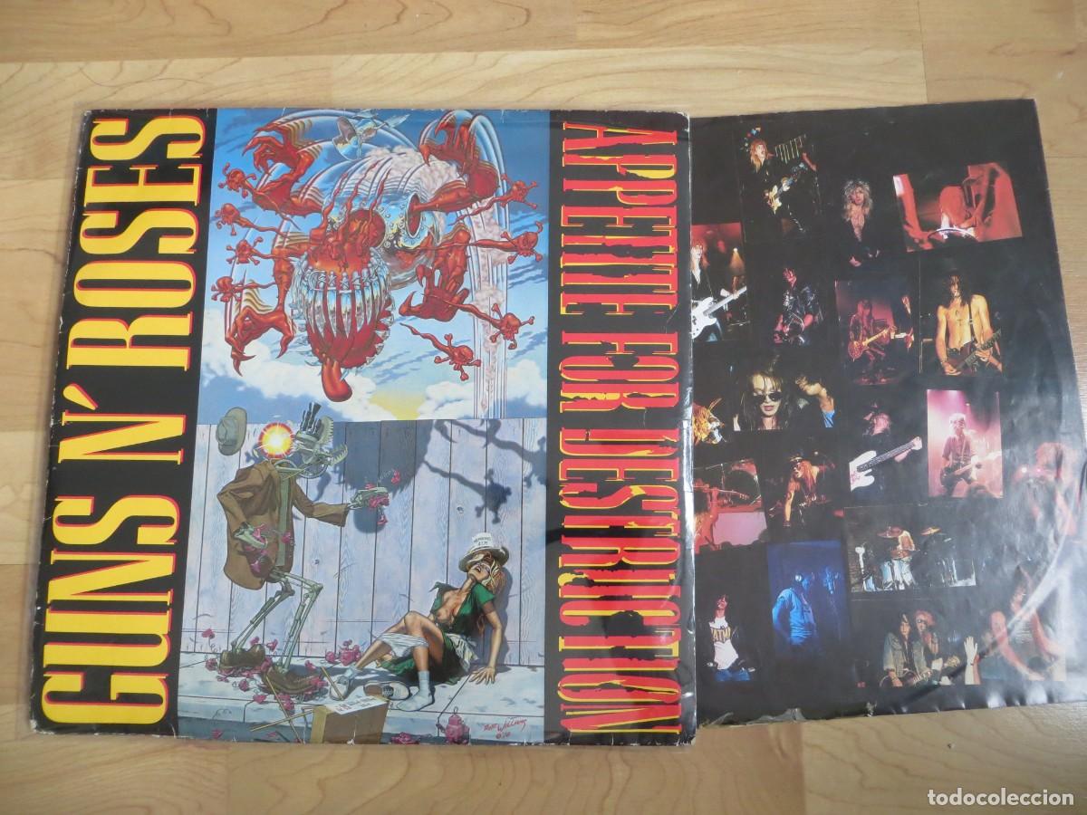 Vinyl-Schallplatten: Guns N' Roses - Appetite For Destruction (LP, Album, Uncensored) 1988 SPAIN