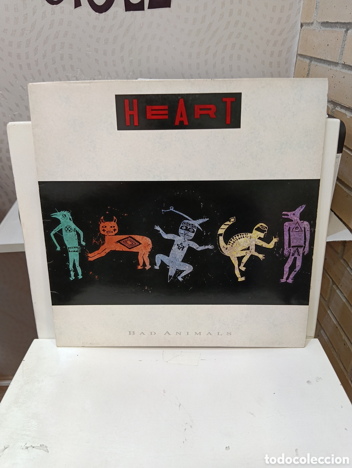 Vinyl-Schallplatten: Heart. &rdquo; Bad Animals &rdquo;. Primera Edici&oacute;n England. 1987. Capitol R&eacute;cords