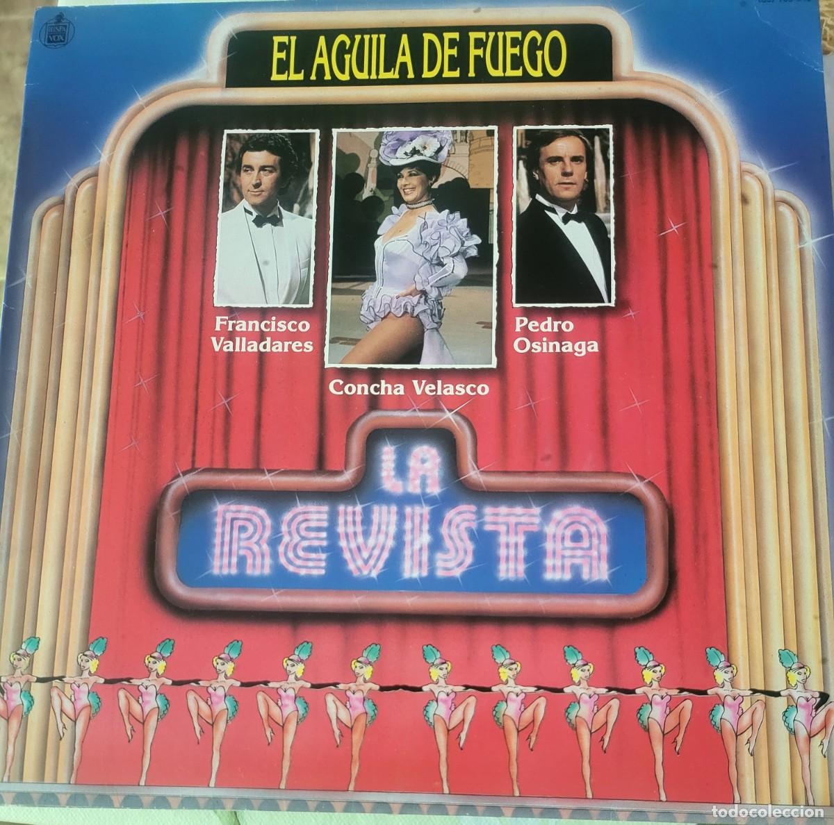 Dischi in vinile: Conchita Velasco Lp sello Hispavox editado en Espa&ntilde;a a&ntilde;o 1985 del musical El aguila de fuego.