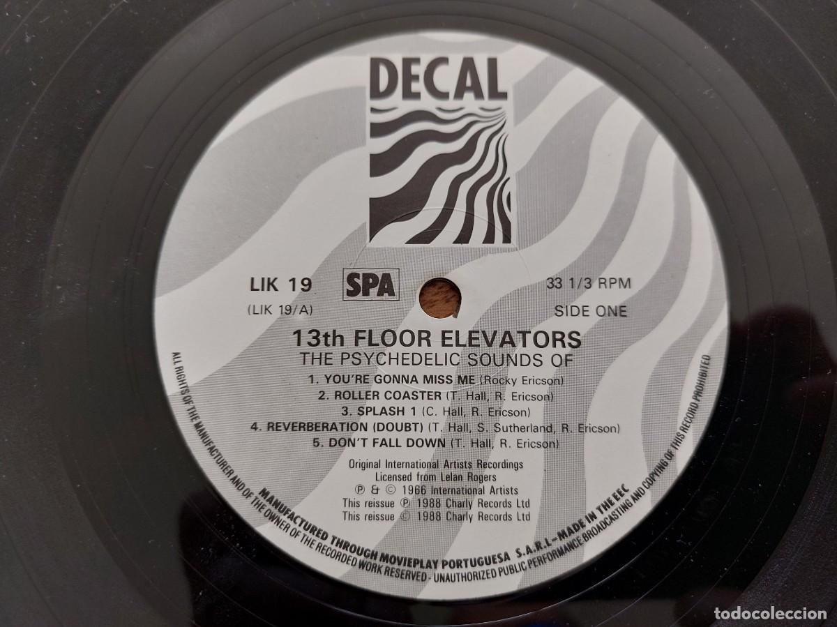 Discos de vinilo: TEH 13 TH FLOOR ELEVATORS * LP * MINT * THE PSYCHEDELIC SOUNDS OF - Foto 3
