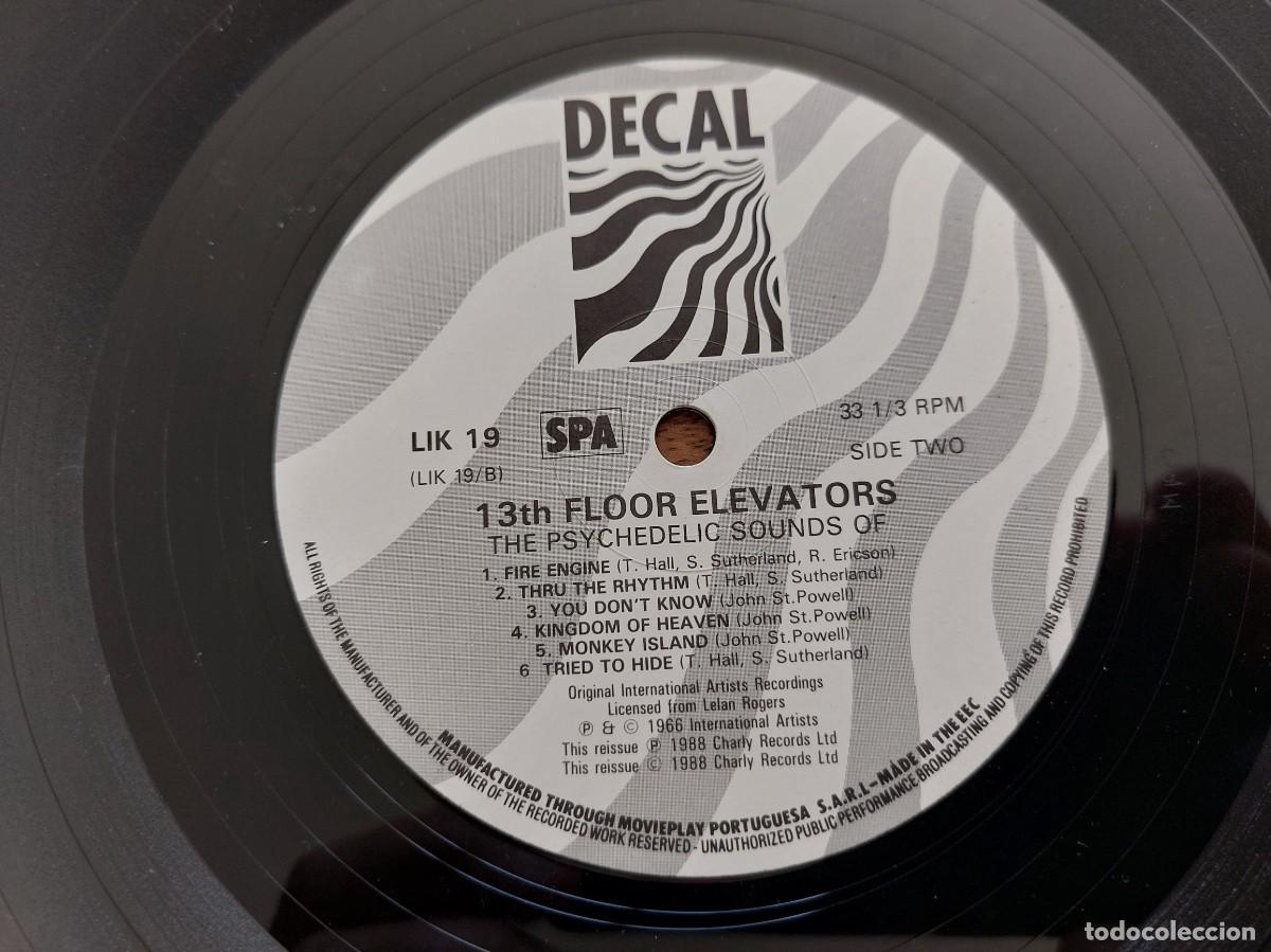 Discos de vinilo: TEH 13 TH FLOOR ELEVATORS * LP * MINT * THE PSYCHEDELIC SOUNDS OF - Foto 4