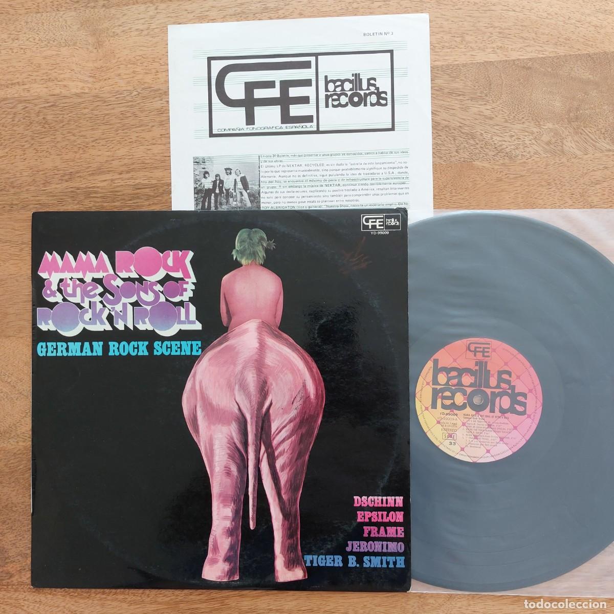 Discos de vinilo: MAMA ROCK & THE SONS OF ROCK' N ROLL * LP spain * MINT * CON HOJA PROMO