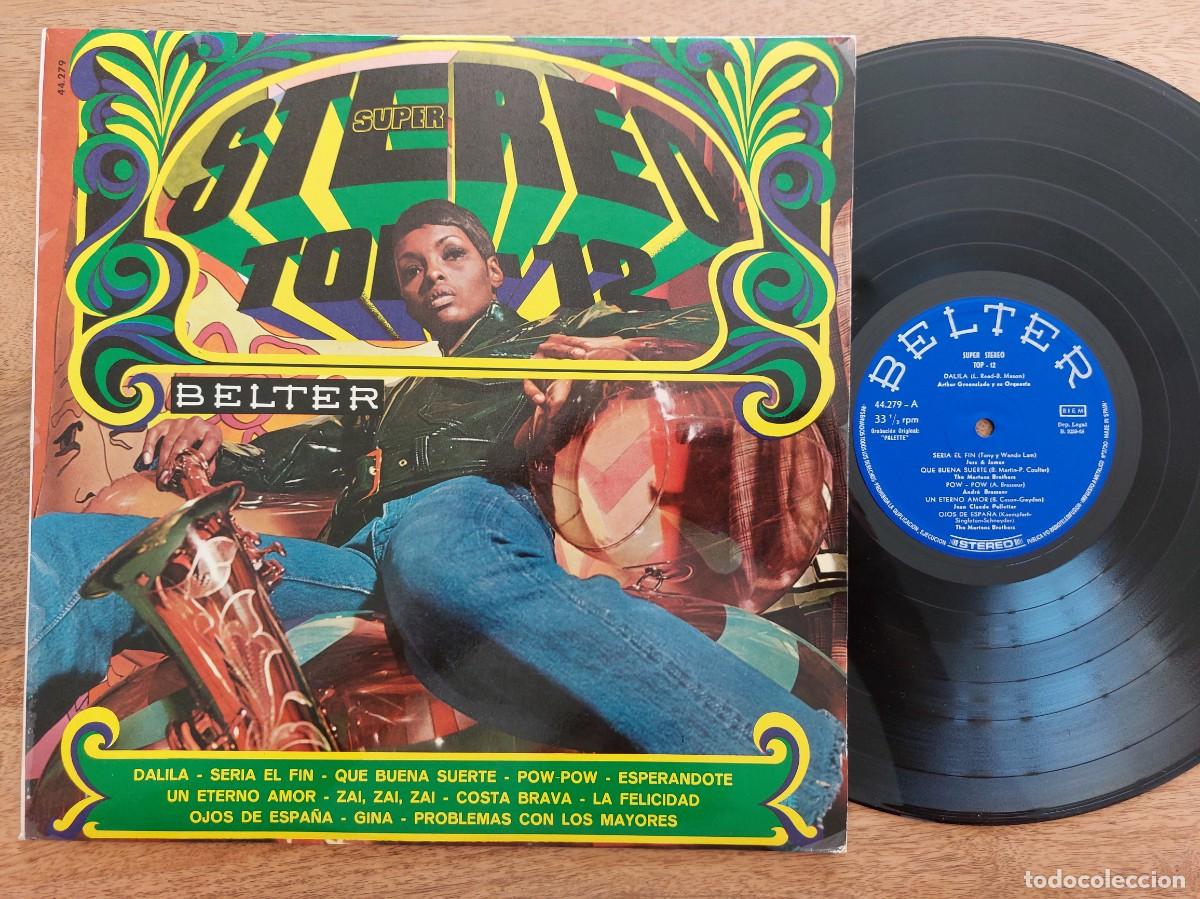 Discos de vinil: SUPER STEREO TOP 12 * LP Spain * MINT * JESS & JAMES / ANDRE BRASSEUR / ARTHUR GREENSLADE