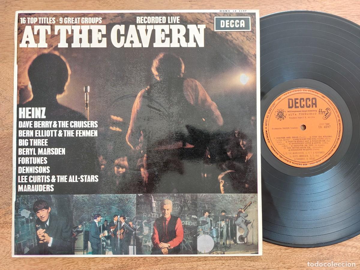 Discos de vinil: AT THE CAVERN - LP Spain - MINT * 1964 * FORTUNES / DENNINSONS / HEINZ / LEE CURTIS