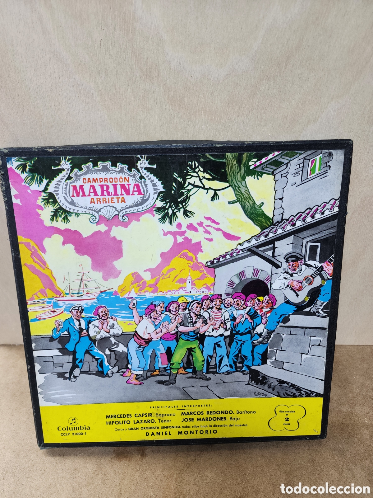 Discos de vinilo: MARINA. CAMPRODON. ARRIETA.COLUMBIA CCLP 31000-1.2 LPS.MERCEDES CAPSIR.HIPOLITO LAZARO.