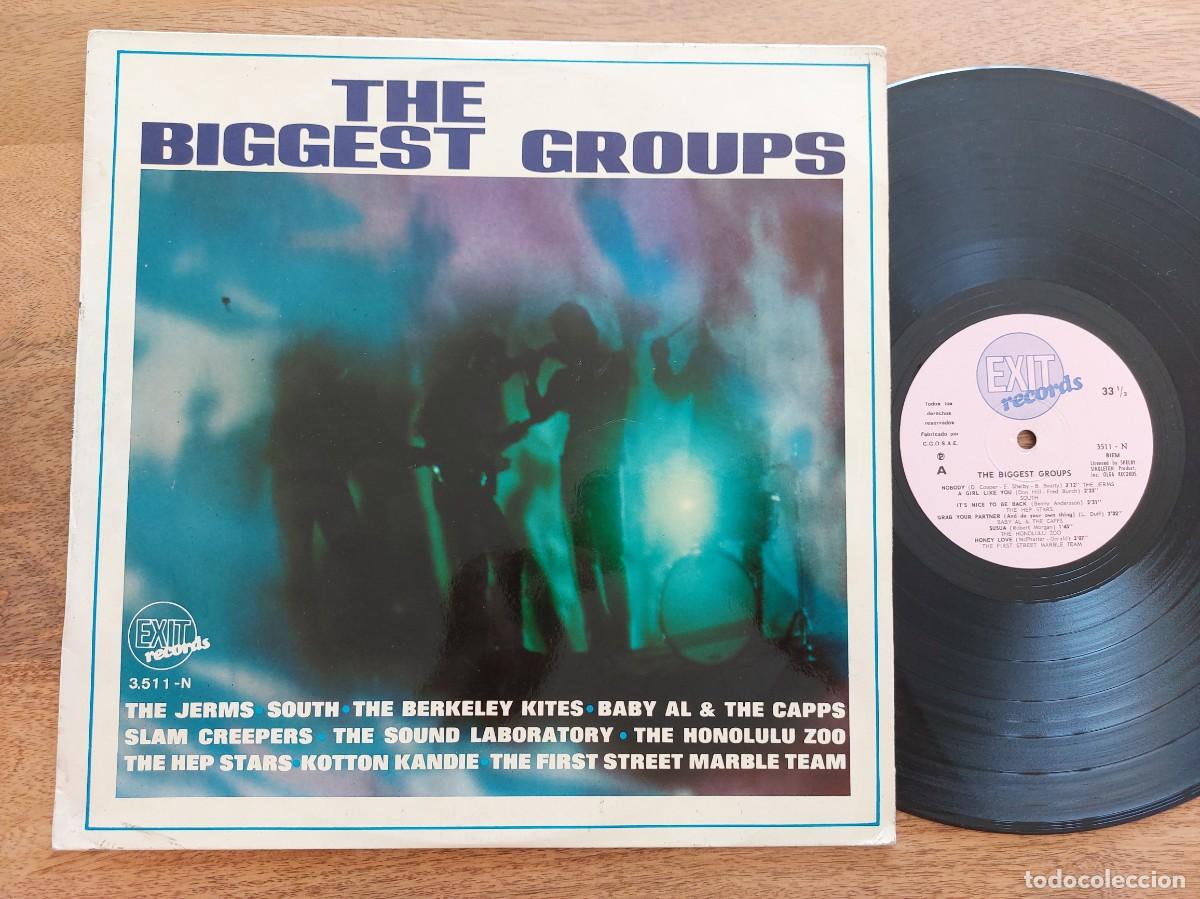 Discos de vinilo: THE BIGGEST GROUPS - LP Spain - EX * JERMS / HEP STARS ( PRE ABBA ) / SLAM CREEPERS