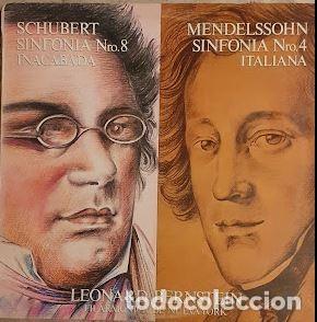 Vinyl records: Schubert / Mendelssohn - Leonard Bernstein - Filarmonica de New York