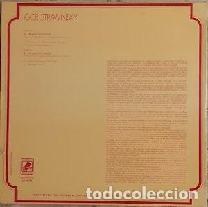 Discos de vinilo: El Pajaro de Fuego - Igor Strawinsky - Foto 2