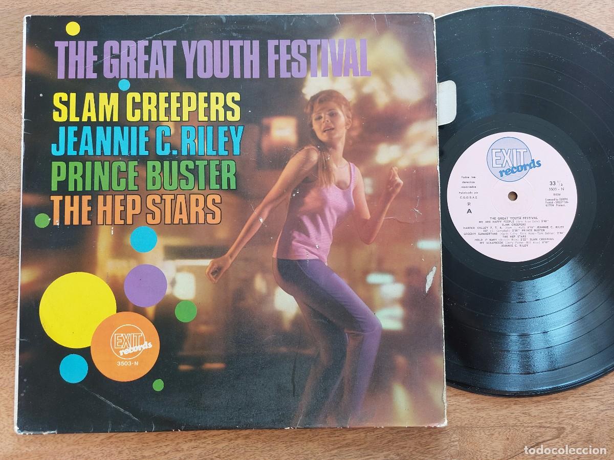 Discos de vinilo: THE GREAT YOUTH FESTIVAL - LP Spain - VG+ * PRINCE BUSTER / HEP STARS / SLAM CREEPERS