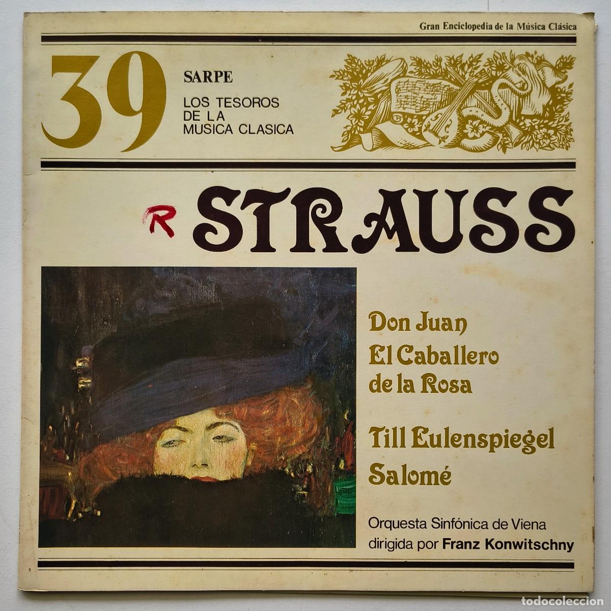Discos de vinilo: Strauss - Los Tesoros de la musica clasica - 39